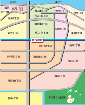市川市南行徳マップ（地図）